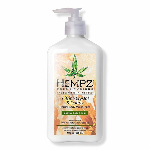 HEMPZ Citrine Crystal&Quartz Herbal Body Moisturizer 500 ml