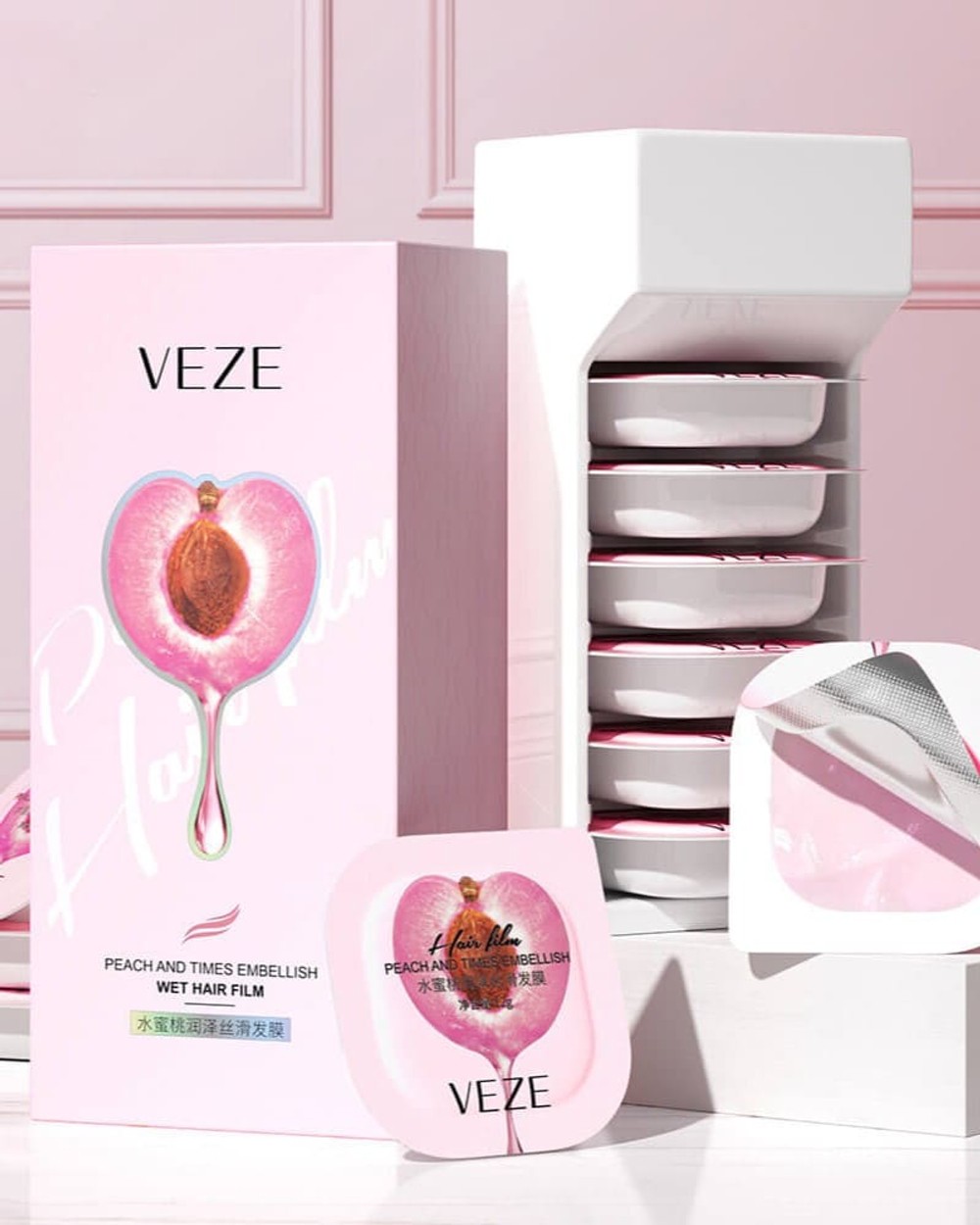 Маска для волос с персиком