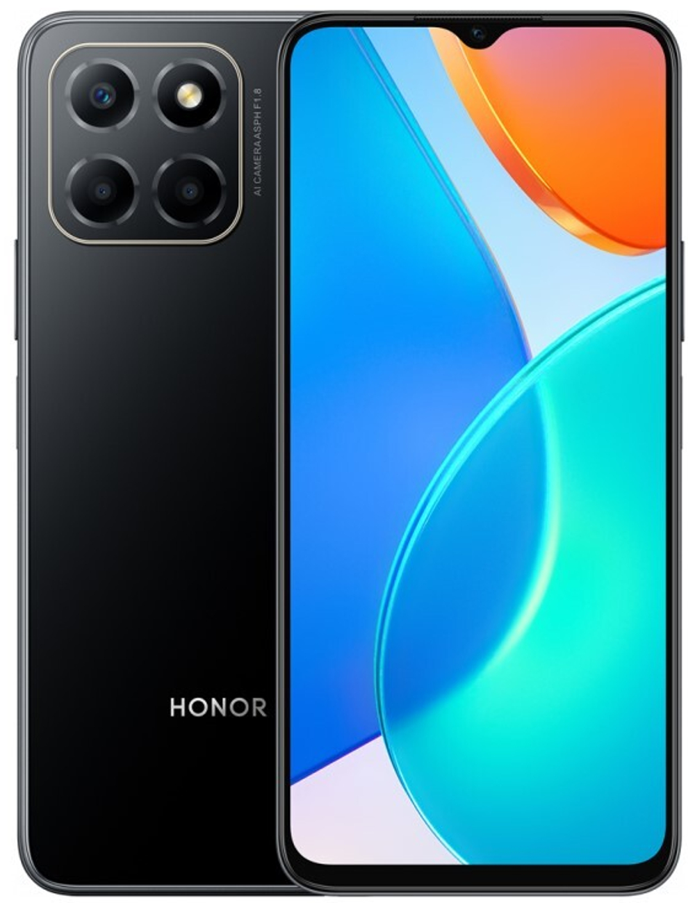 Смартфон Honor X6 4/64GB Midnight Black