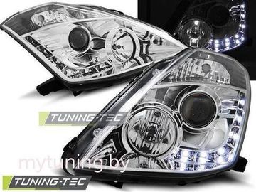 Передние фары daylight chrome для Nissan 350Z