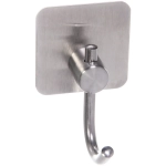 Крючок из нержавеющей стали на липкой основе 3М «БАСТОФ», форма квадрат, нагрузка до 5кг/4,5*8см