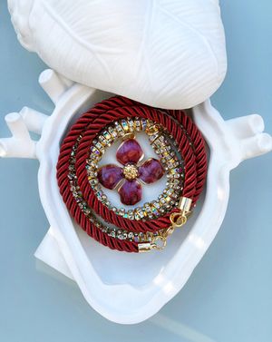 Подвеска Flower enamel