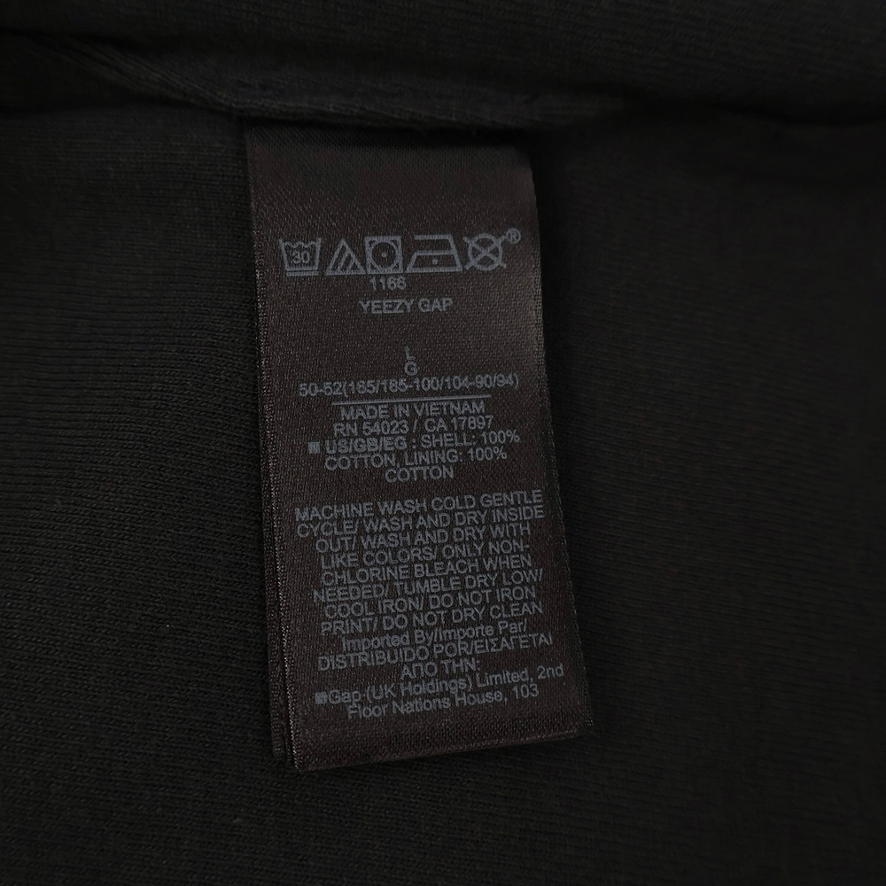 Худи Yeezy Gap Engineered by Balenciaga Logo Hoodie Black