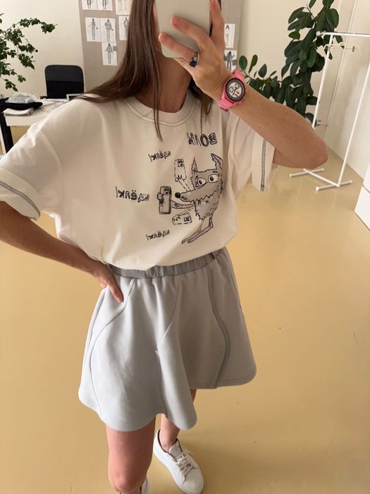 ЮБКА ШАРЛИ ДЫМЧАТЫЙ