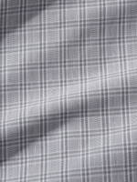 Сорочка мужская VESTER длинный рукав, цвет серый, клетка, хлопок/пэ 50314 48