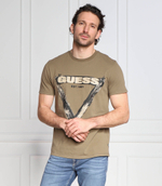 футболка ss bsc brushed triangle tee GUESS - хаки(M3RI64 KBDL0)