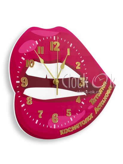 Настенные часы "Губы 2"