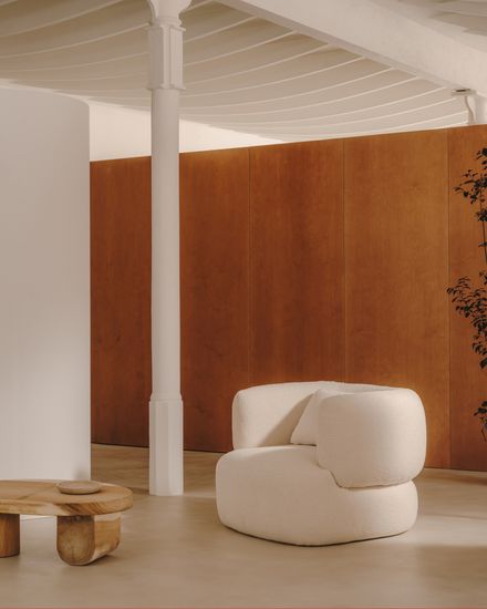 Martina Кресло из необработанной ткани букле Испания