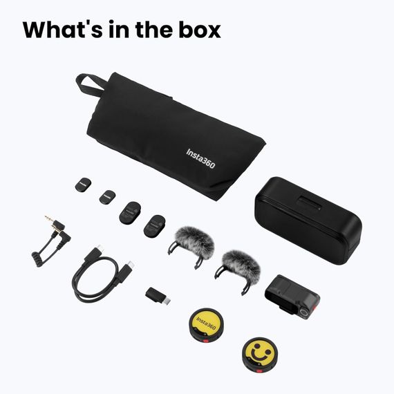 Микрофон Insta360 mic pro (2TX+1RX)