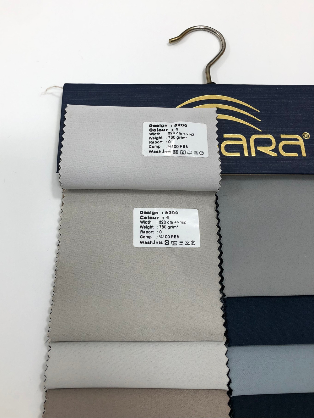 Портьерная ткань двусторонний dimout Megara арт. 5200 (высота 320 см, Турция)