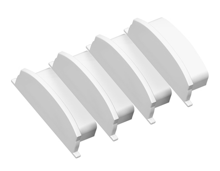 Ambrella Заглушка для накладного алюминиевого профиля GP1500 (комплект 4шт) Alum Profile GP8180