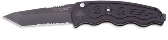 Складной нож SOG Мод. SOG-TAC MINI AUTOMATIC TANTO BLACK 97041