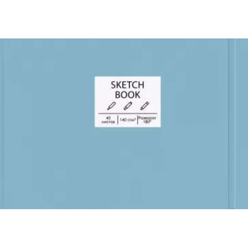 Скетчбук А5 40л/склейка "Free hand 1" офсет140г/м2 резинка PAPER ART СК5405036