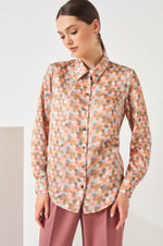 22841 Блузка женская (мультиколор)