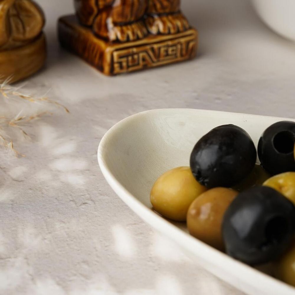 Блюдо овальное 16*10,5*3,2 см 140 мл Velho Island Ivory By Bone Innovation [6]