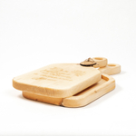 Набор из двух разделочных досок одна с гравировкой "Дом - это не место, а состояние души", вторая с выборкой. RDN26