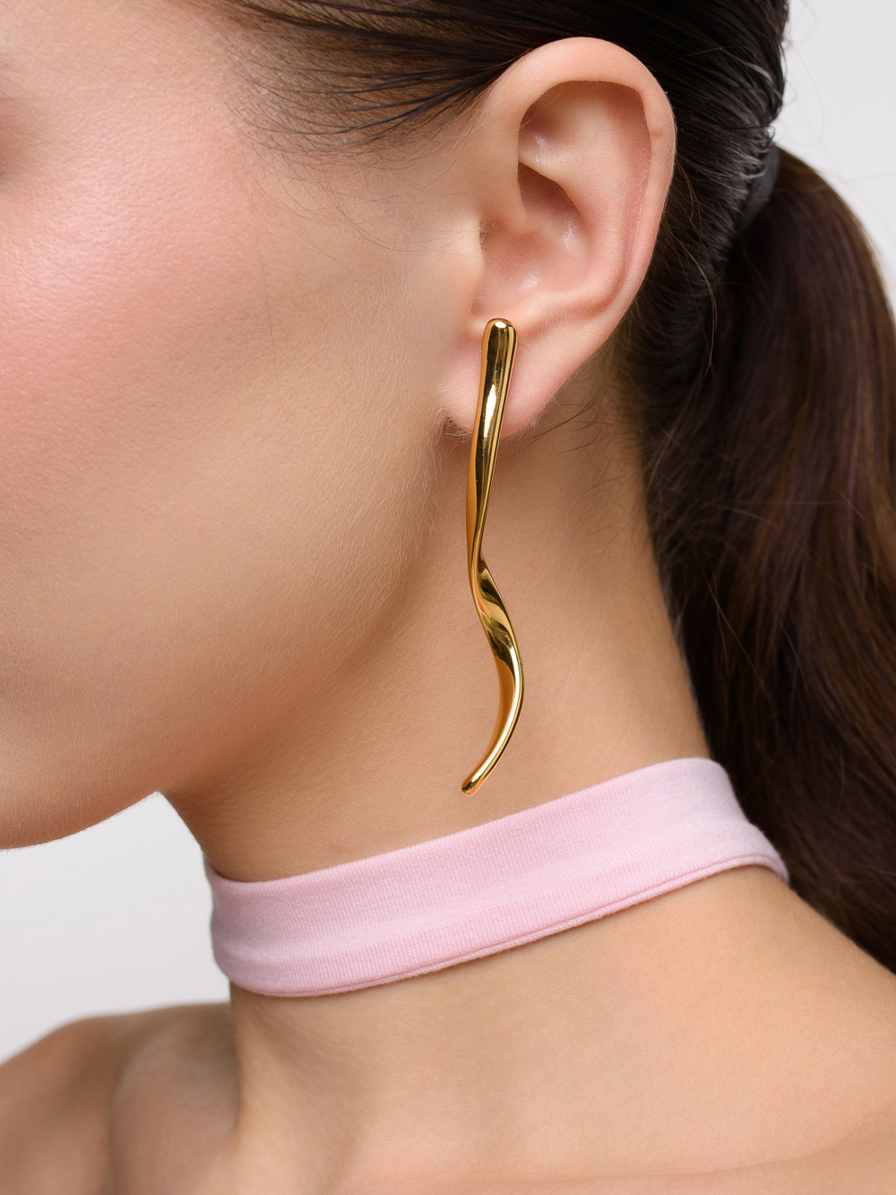 Серьги "Bacillus" Gold