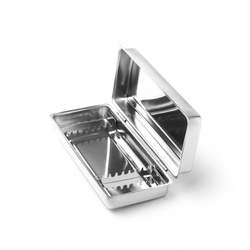 Лоток стоматологический с крышкой ЛМСК 195*90 на 8-инструментов (ст.304) МЕДИКОН