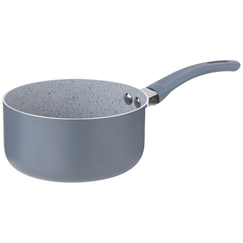 КОВШИК AGNESS "BLACK MARBLE" АНТИП. ПОКР. РУЧКА SOFT TOUCH 1000 МЛ БЕЗ УПАКОВКИ (КОР=30ШТ.) 14*7 С