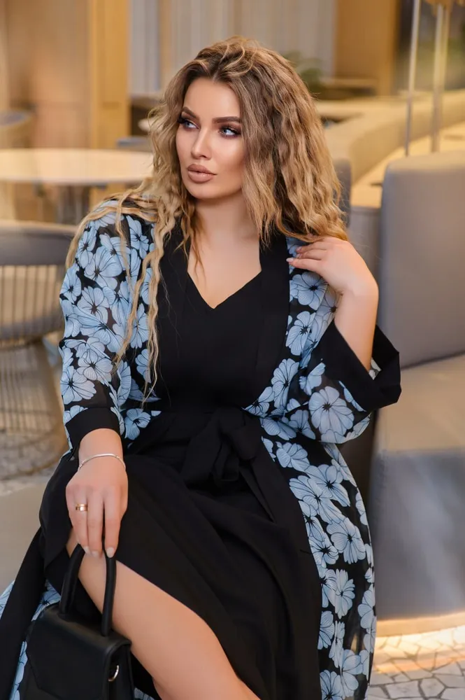 Платье с кардиганом УК-2354 Fabrika