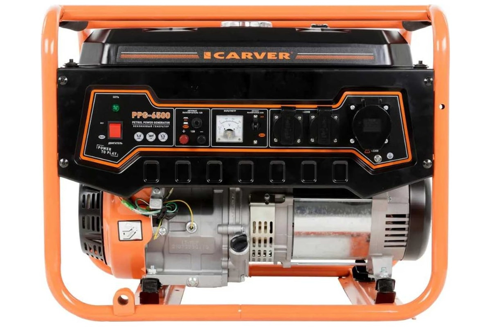 Генератор Carver PPG- 6500 бензин