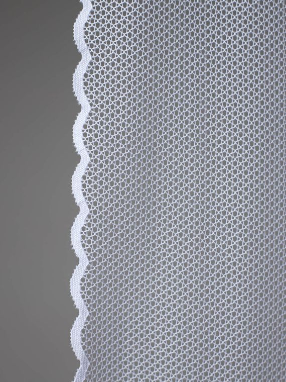 03-188 Кружево эластичное 22 см, белый 001