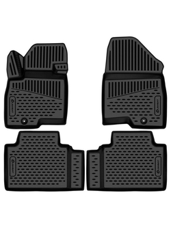 Коврики в салон для BAIC X7 2020 - 4шт. (полиуретан) ELEMENT3DA67849210K
