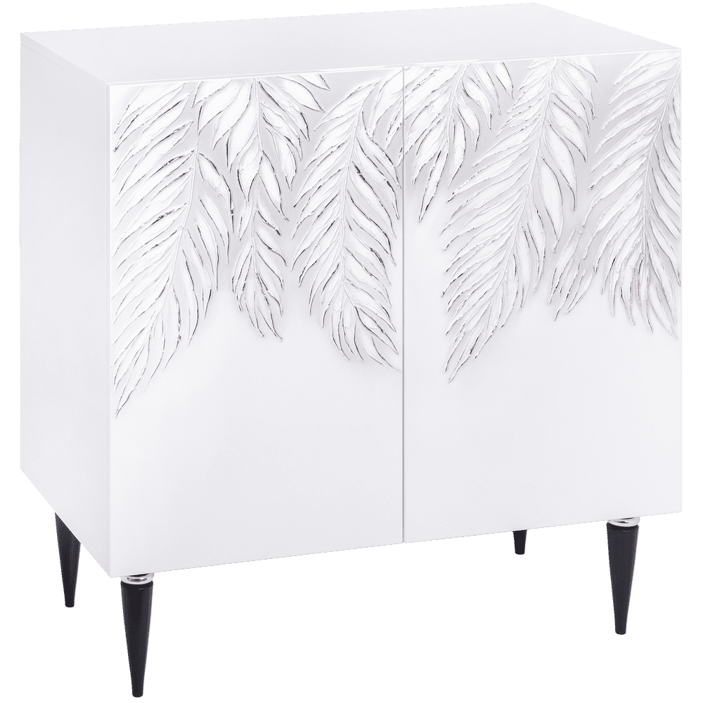 Комод Тропик Классик с 2 полками Айс Найт Сильвер