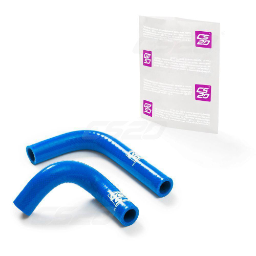 Патрубки отопителя ВАЗ 2101 силикон синий 2шт Profi CS-20
