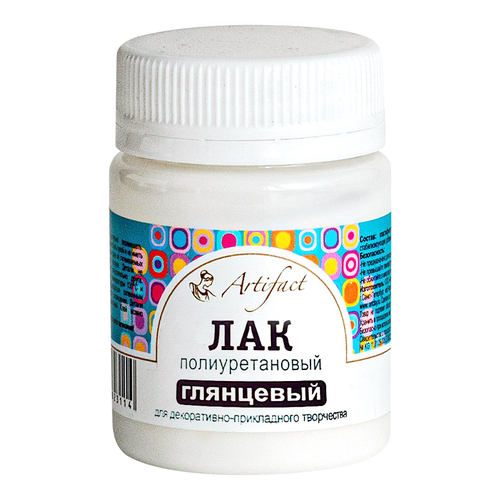 Лак полиуретановый глянцевый Артефакт, 40 мл
