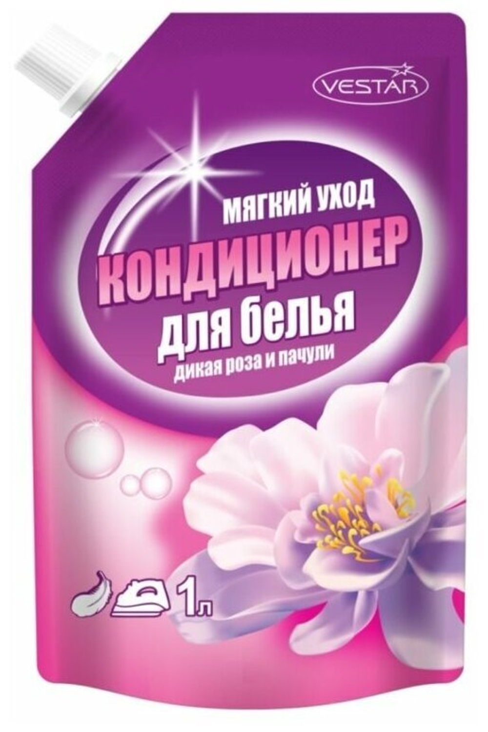 КОНДИЦИОНЕР ДЛЯ БЕЛЬЯ VESTAR ДИКАЯ РОЗА И ПАЧУЛИ К-5 1Л