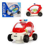 Полицейская машина на бат. 12см, коробка 8899-136