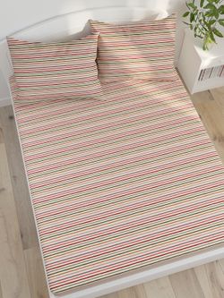 Постельное белье Сказка "Нежная полоска" 1,5-сп Наволочка 50х70 см 1 шт Простынь 150х215 см Пододеяльник 145х215 см, перкаль