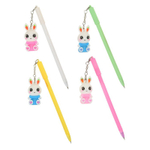 Ручка шариковая, масляная, Basir, синие чернила, серия "Зайчики", с брелоком, 30 шт