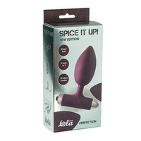 Анальный стимулятор 11,1см с вибрацией Lola Games Spice it up New Edition Perfection Wine Red 8014-03lola