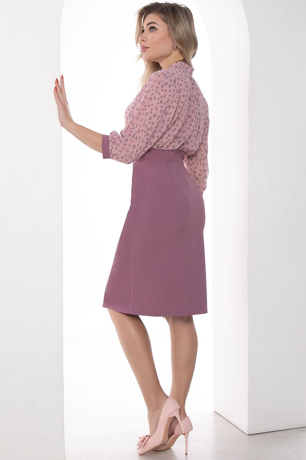 Платье Дольче Вита (розовое) П10205 LT Collection