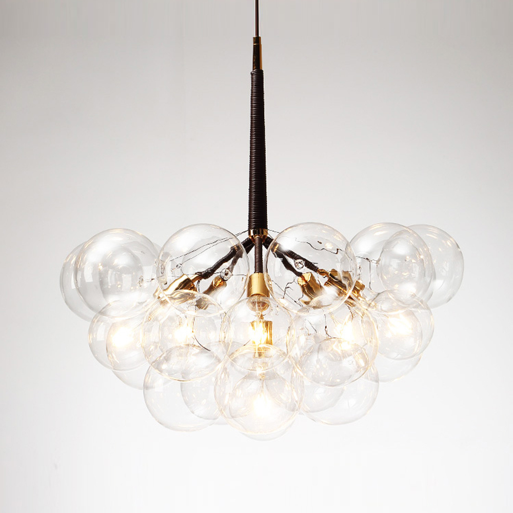 Pendant design lamp  Bubble Jumbo-36 by Pelle (Brown)