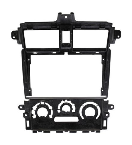 Комплект рамки с разъёмами 9" Mitsubishi Colt 6, Colt Plus 2002 - 2012 правый руль большая тип 2 серебро - Car-Smart 9626F2S