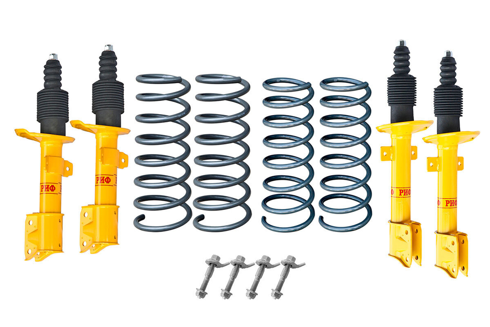 Лифт-комплект для Renault Duster (2010-2022), Nissan Terrano III 2004+ 4х4 лифт 20 мм РИФ