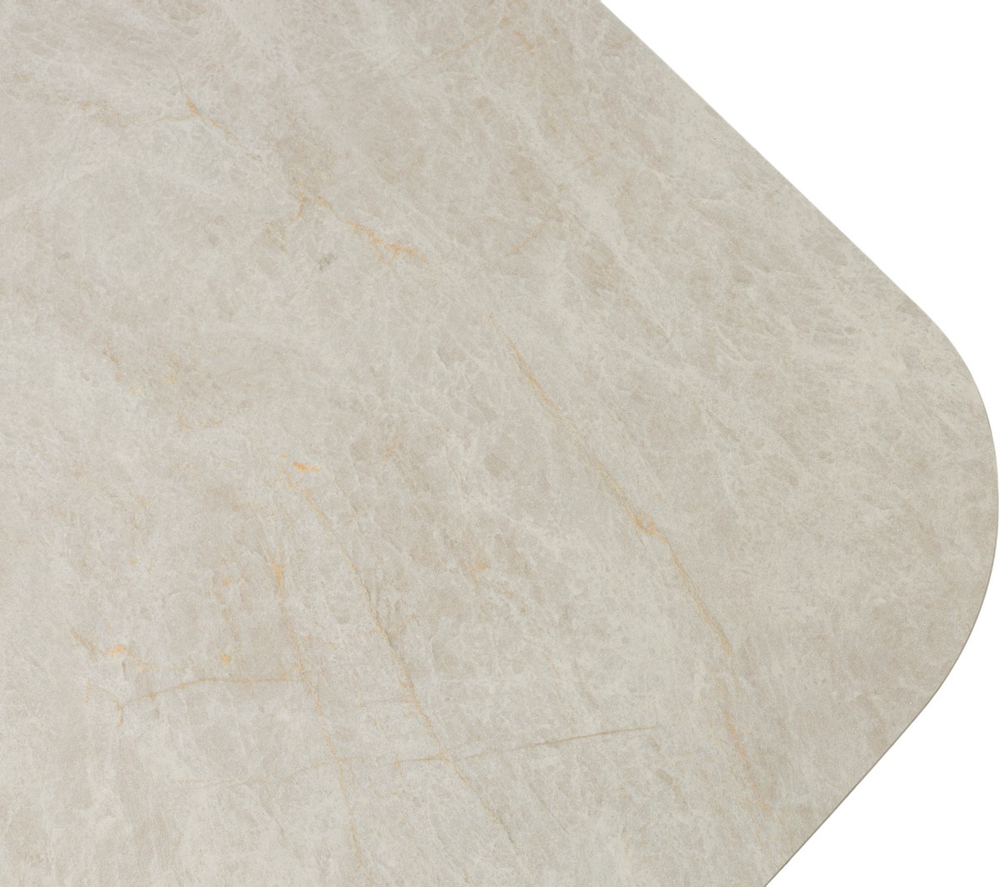 Стол М-City DISAUR Астрид (Astrid) 200 Tl-102 Бежевый Мрамор, Испанская керамика, темно-серый каркас