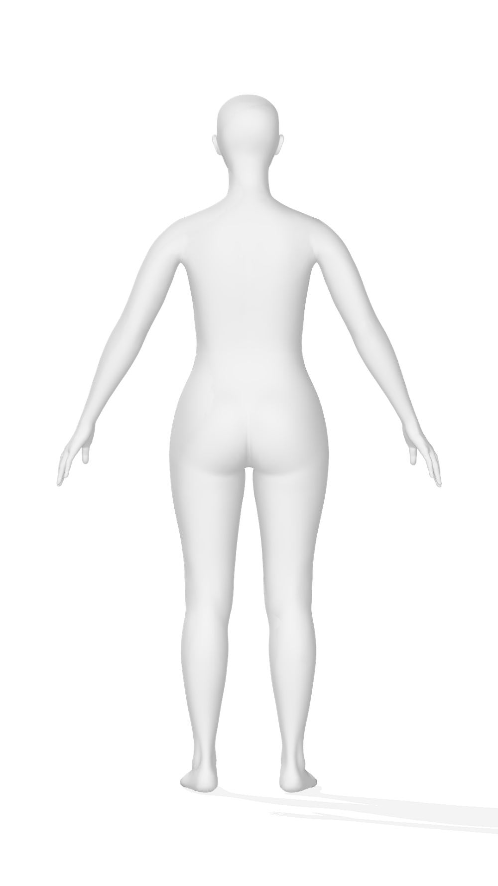 3D аватар манекена Моника