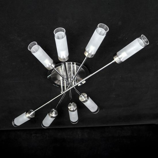 CL109181 Хеликс Хром Мат+Хром Св-к Люстра