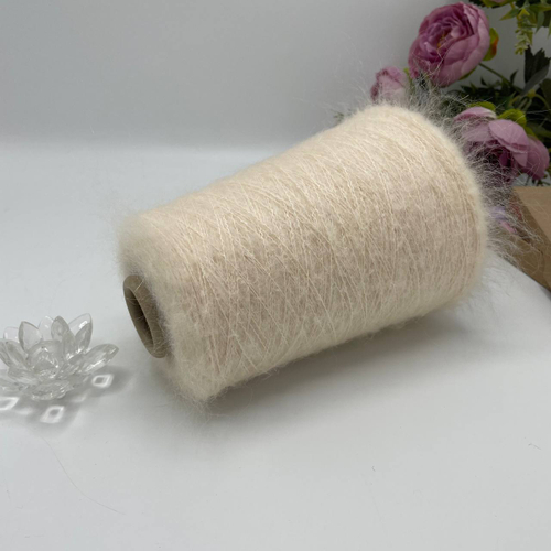 Пряжа для вязания вспушенная альпака на бобине