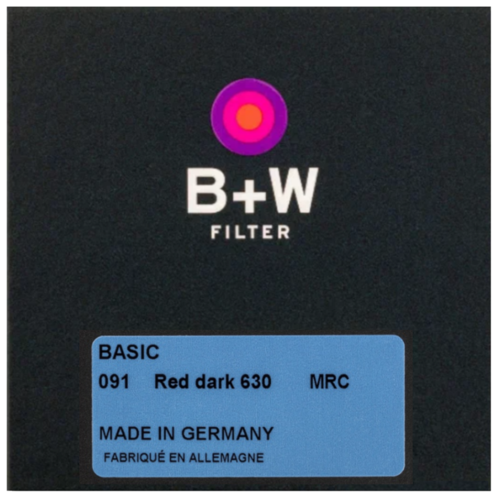 B+W BASIC 091 Red dark MRC 630 46mm. Светофильтр для черно-белой съемки