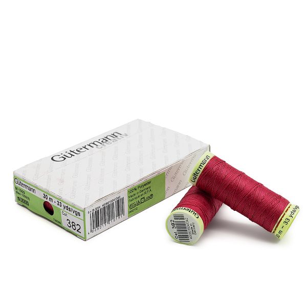 Нитки отделочные Gutermann Top Stitch 30 (30 метров), 5 кат. | 382 мальва