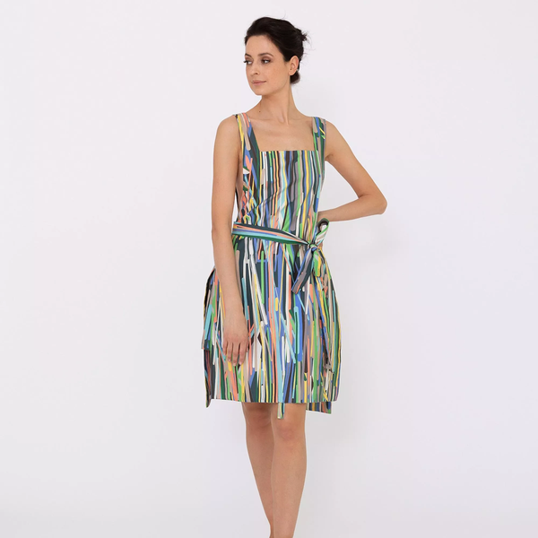 Фартук Mollen многоцветный с узором полоски