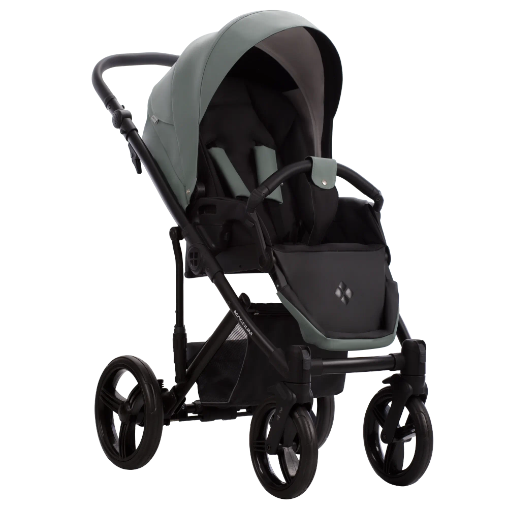 Коляска 2в1 Bebetto MAGNUM LIGHT PRO light pro 02 (шалфей кожа)
