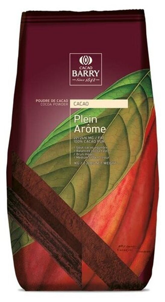 Какао порош Cacao Barry Plein Arome 24% 1кг