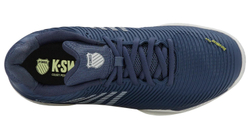 Мужские кроссовки теннисные K-Swiss Hypercourt Express 2 Clay - vintage indigo/blanc de blanc/luminary green