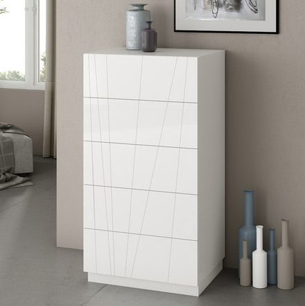 Комод вертикальный DUPEN (Дюпен) S-137 OCEAN Белый